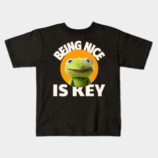 Being Nice is Key Funny Kids T-Shirt
